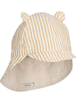 Gorm reversible sun hat w/ear-Hodeplagg-Liewood-Aandahls