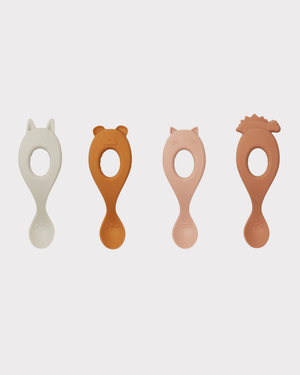 Liva Silicone Spoon 4-Pack-Tilbehør-Liewood-Aandahls