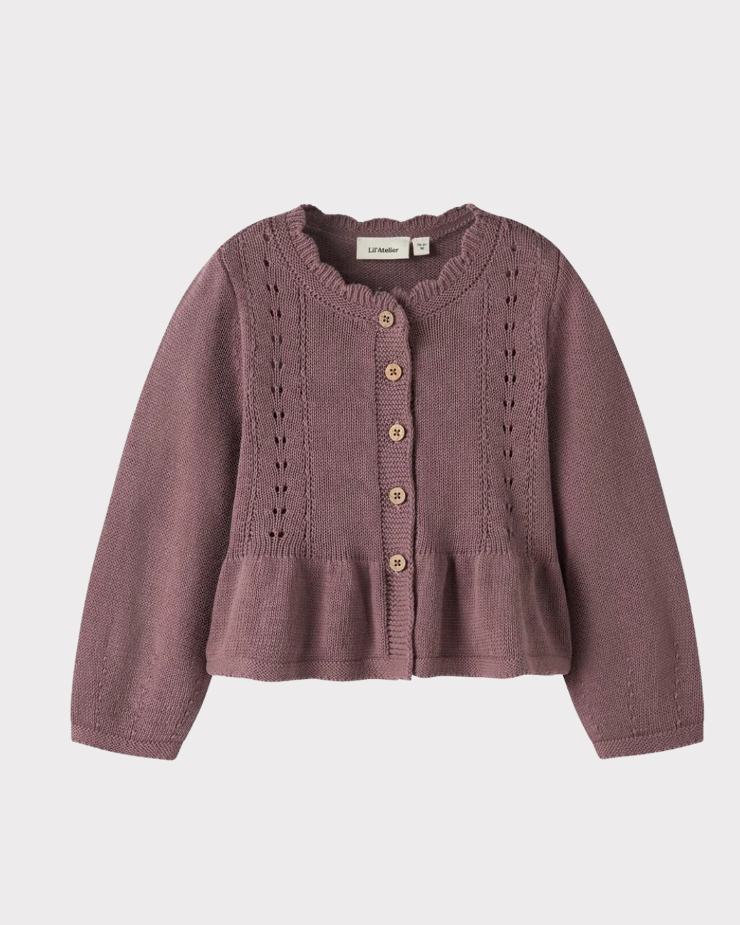 Nmframla Rir Ls Short Knit Card