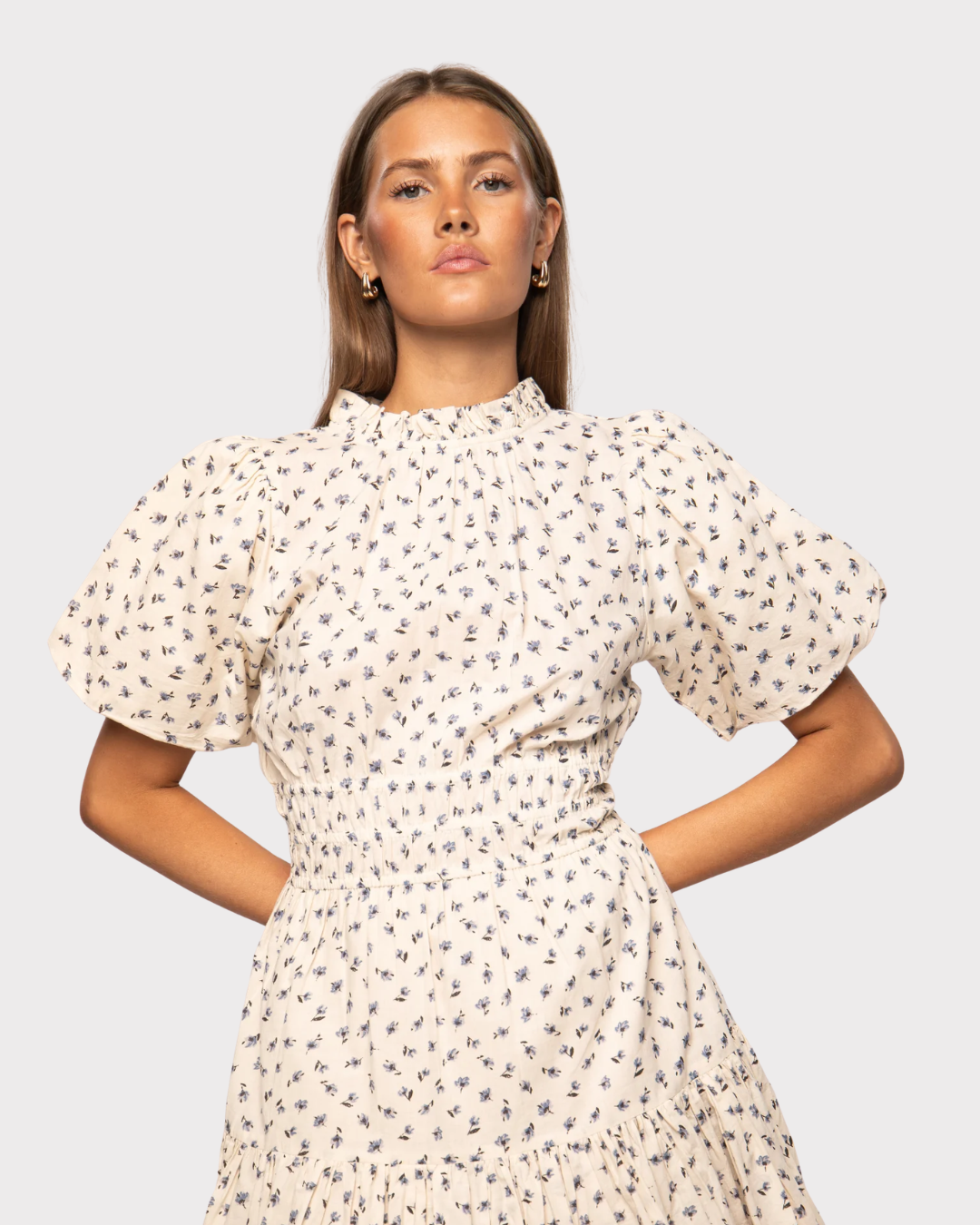 Louann Dress Petite Florals-Kjole-MISSMAYA-Aandahls