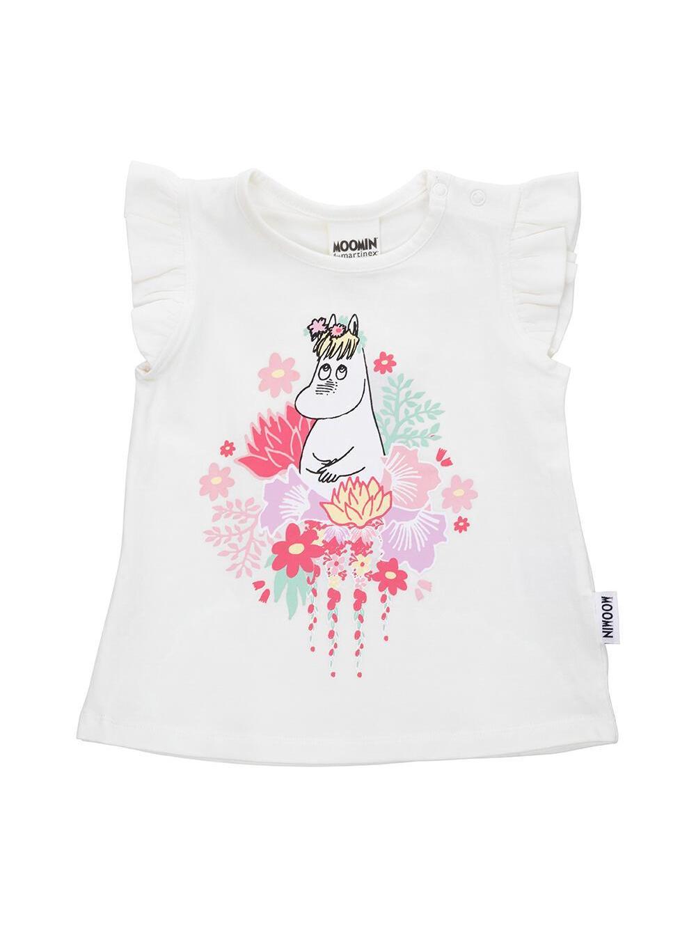 Mummi blomsterkrans shorts sett-T-shirt-Moomin-Aandahls