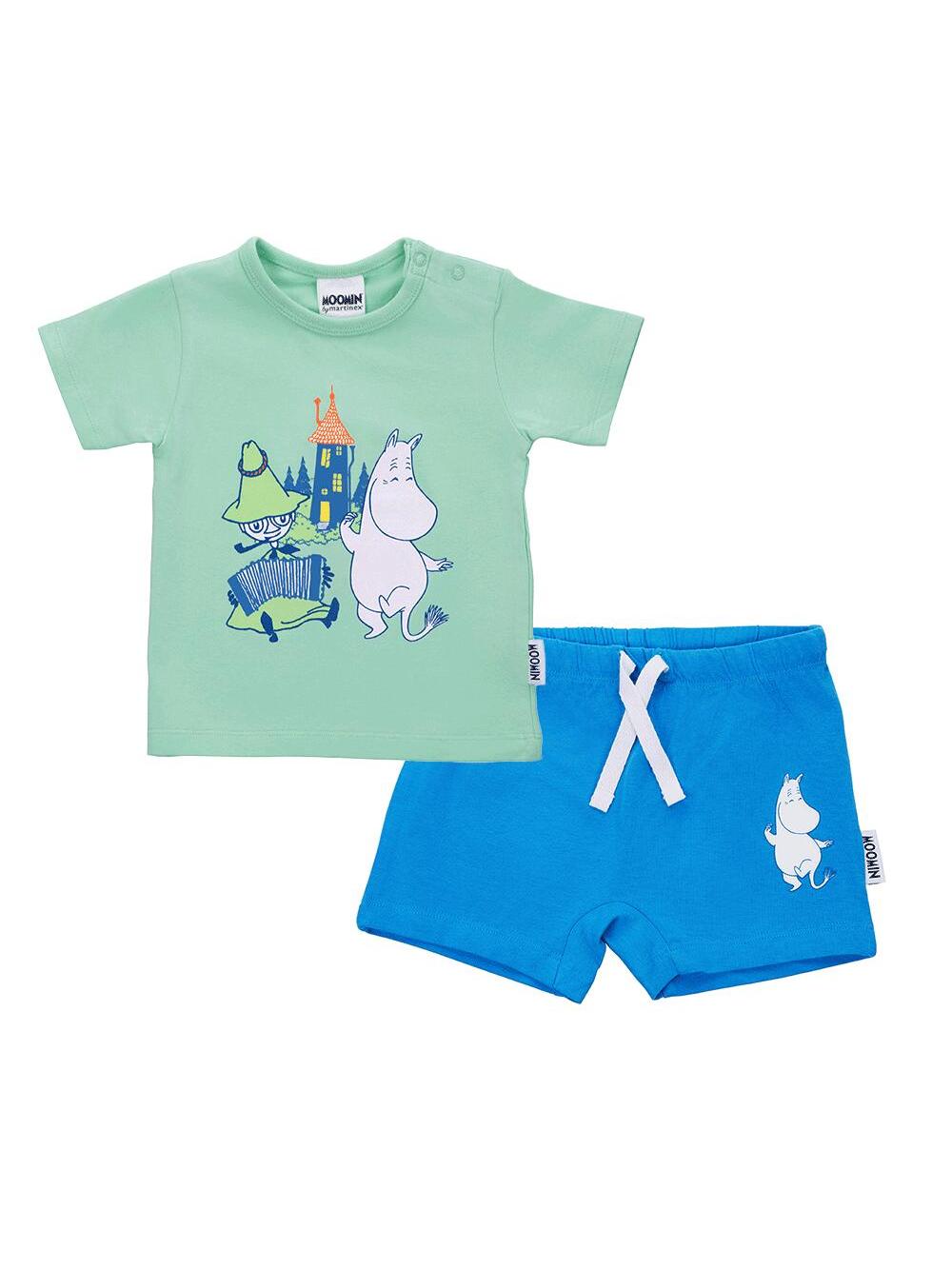 Mummi Trubadur shorts sett-T-shirt-Moomin-Aandahls