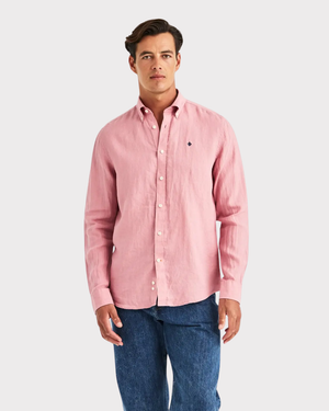 Douglas Linen Shirt Classic Fit-Skjorte-Morris-Aandahls