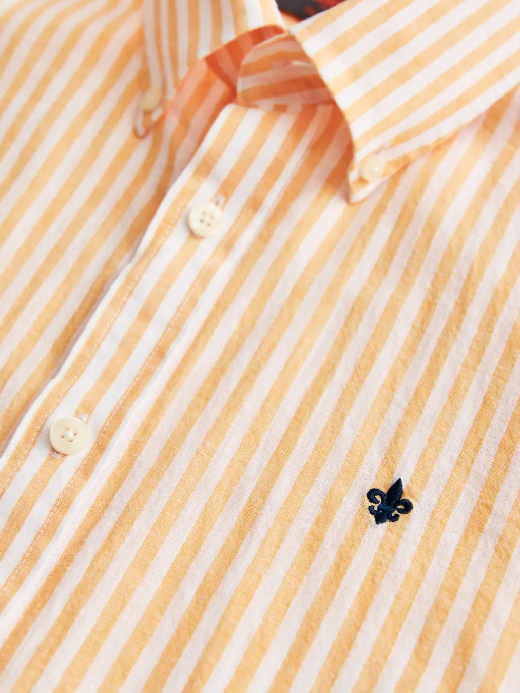 Douglas Linen Stripe Shirt Classic Fit-Skjorte-Morris-Aandahls