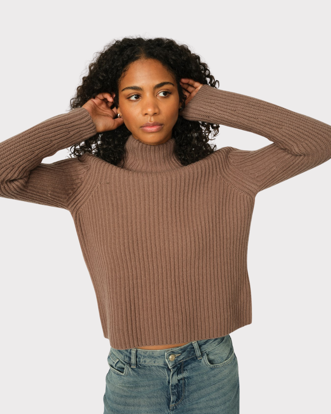 MMThyra Highneck Knit-Genser-Mos Mosh-Aandahls