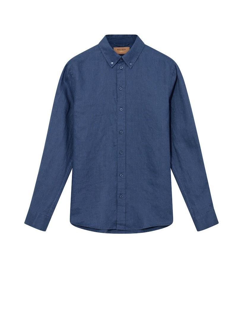 Theo Linen Shirt-Skjorte-Mos Mosh-Aandahls