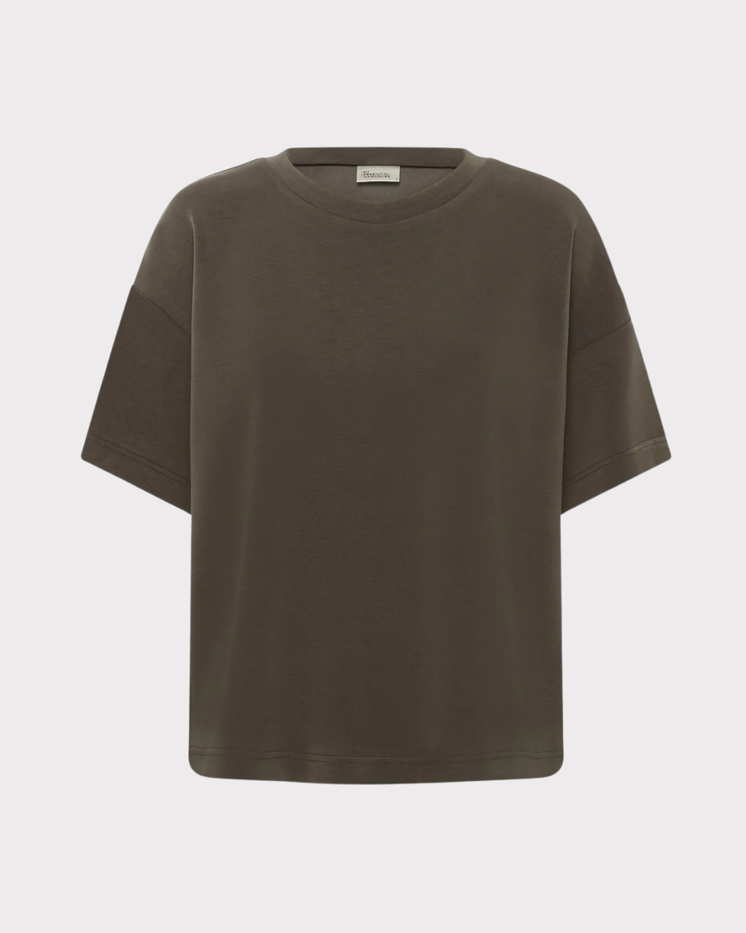Hellemw Emb Boxy Tee-T-shirt-My Essential Wardrobe-Aandahls