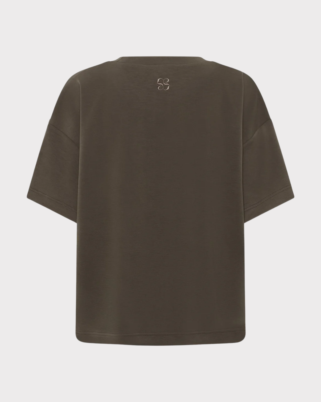Hellemw Emb Boxy Tee-T-shirt-My Essential Wardrobe-Aandahls
