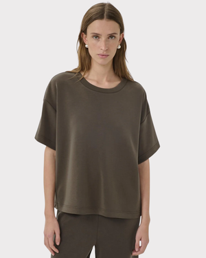Hellemw Emb Boxy Tee-T-shirt-My Essential Wardrobe-Aandahls