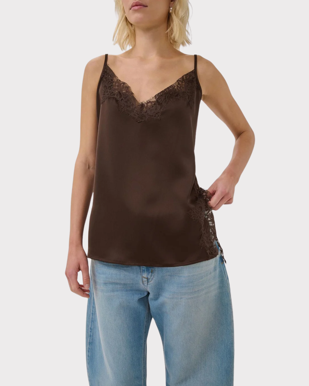 Mwbrenda Lace Long Top