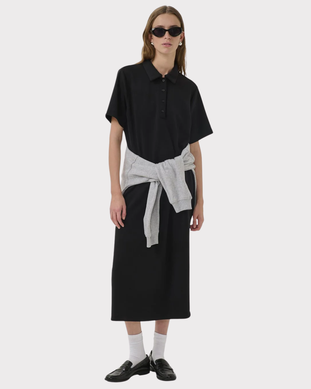 Mwhelle Polo Long Dress-Kjole-My Essential Wardrobe-Aandahls