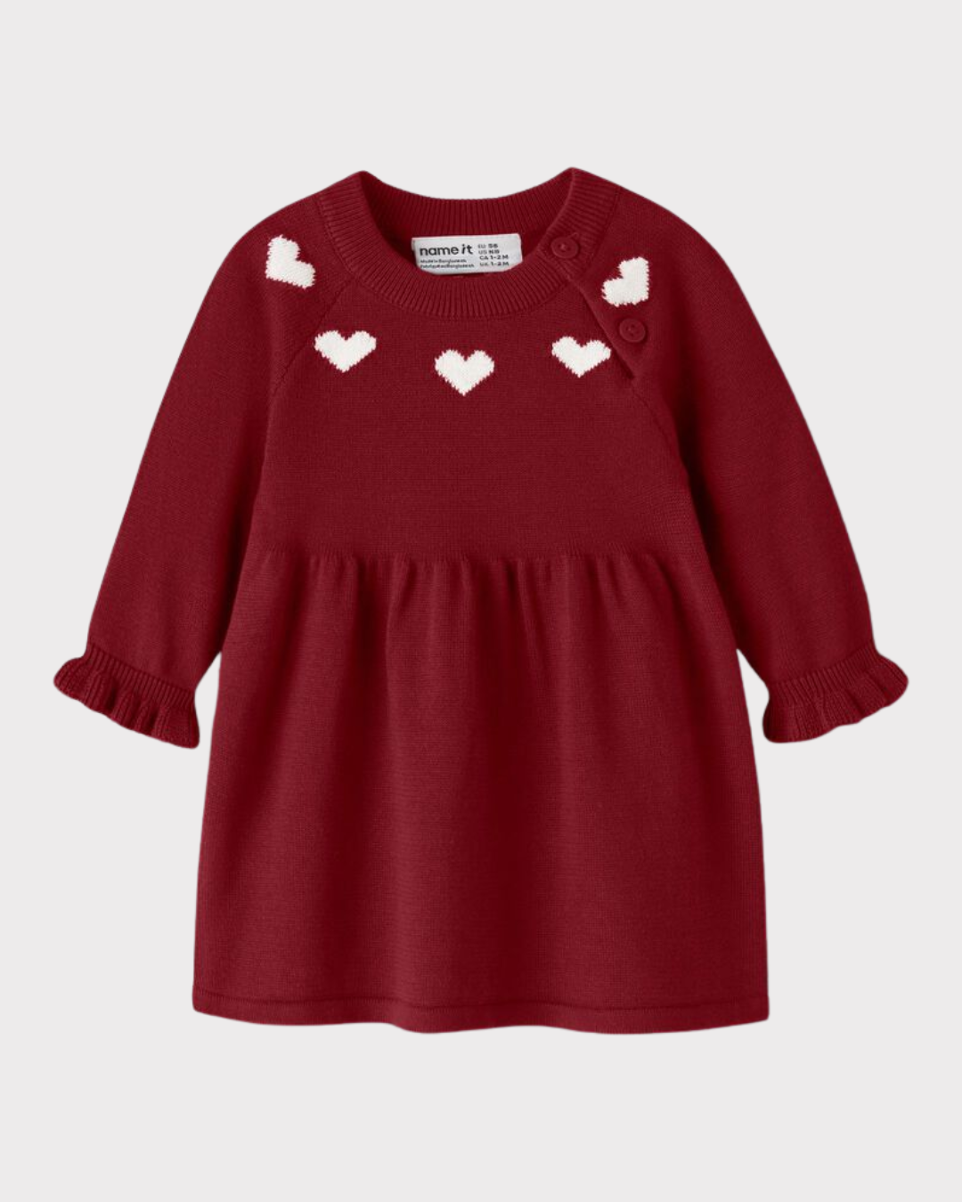 Nbfrisse Ls Knit Dress