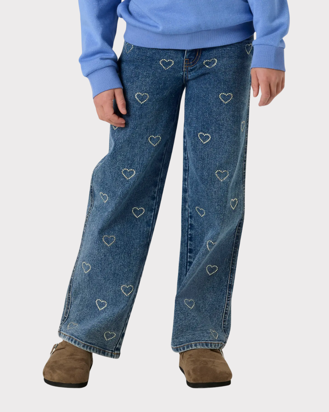 Nkfrose Wide Rhinestone Jeans 4417-Im T-Jeans-Name it-Aandahls