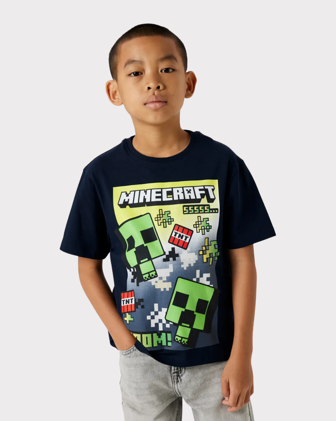 Nkmmus Minecraft Nreg Ss Top Noos-T-shirt-Name it-Aandahls