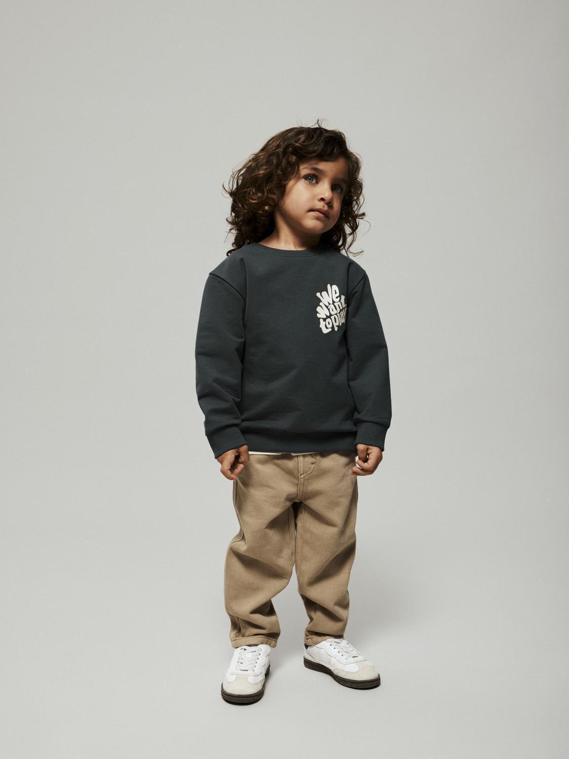 Nmmbenja Ls Nreg Sweat Unb-Genser-Name it-Aandahls
