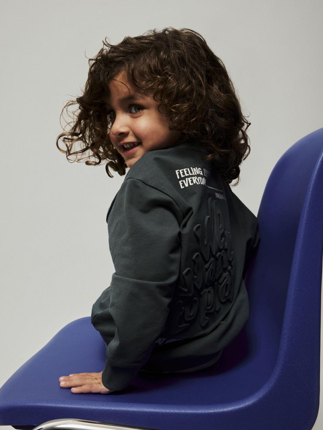 Nmmbenja Ls Nreg Sweat Unb-Genser-Name it-Aandahls