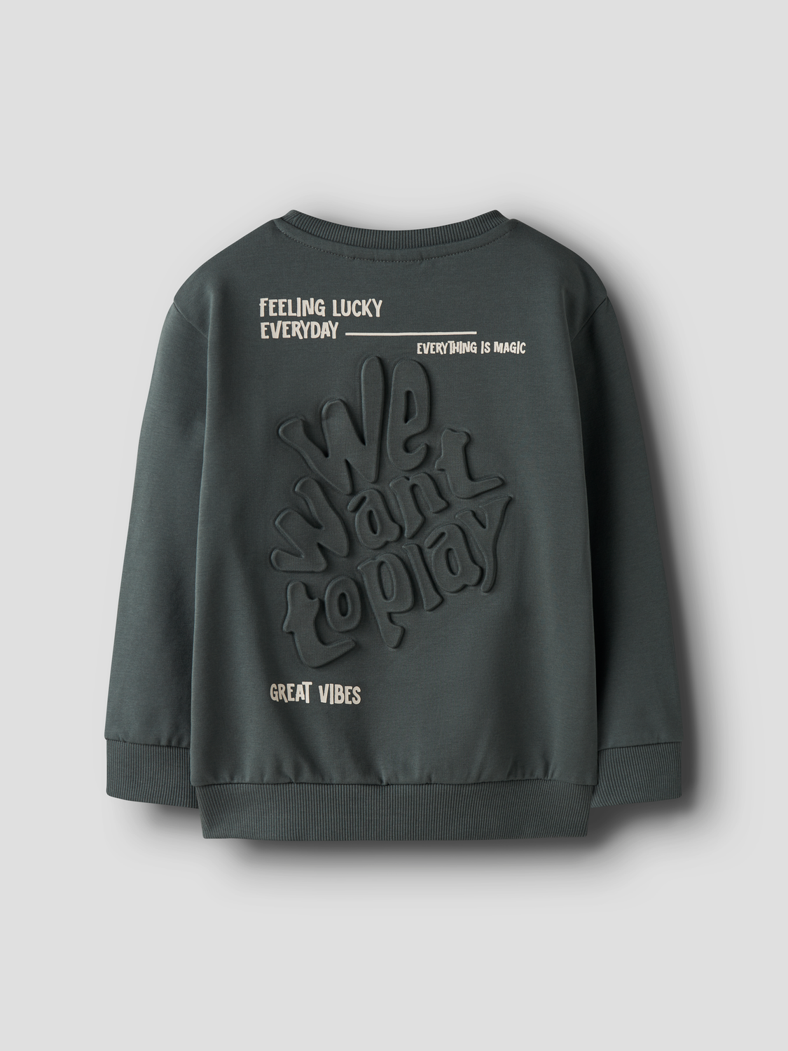 Nmmbenja Ls Nreg Sweat Unb-Genser-Name it-Aandahls
