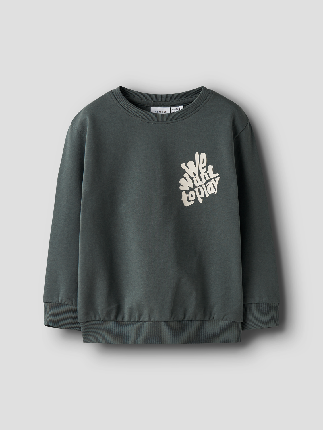 Nmmbenja Ls Nreg Sweat Unb-Genser-Name it-Aandahls