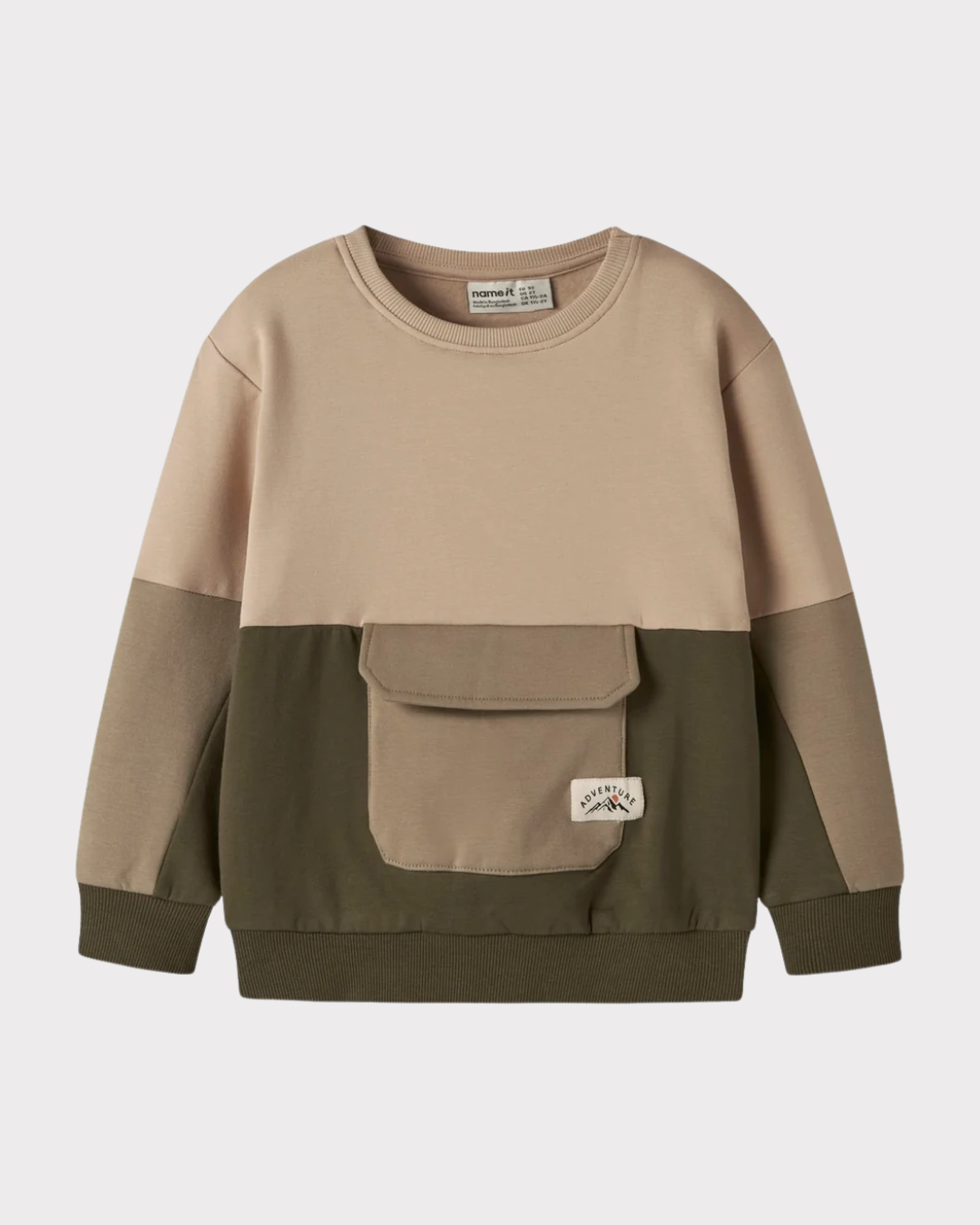 Nmmomer Ls Nreg Sweat Bru