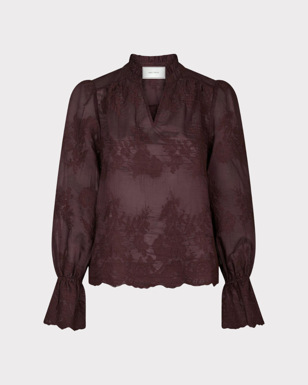 Amara Big Embroidery Blouse