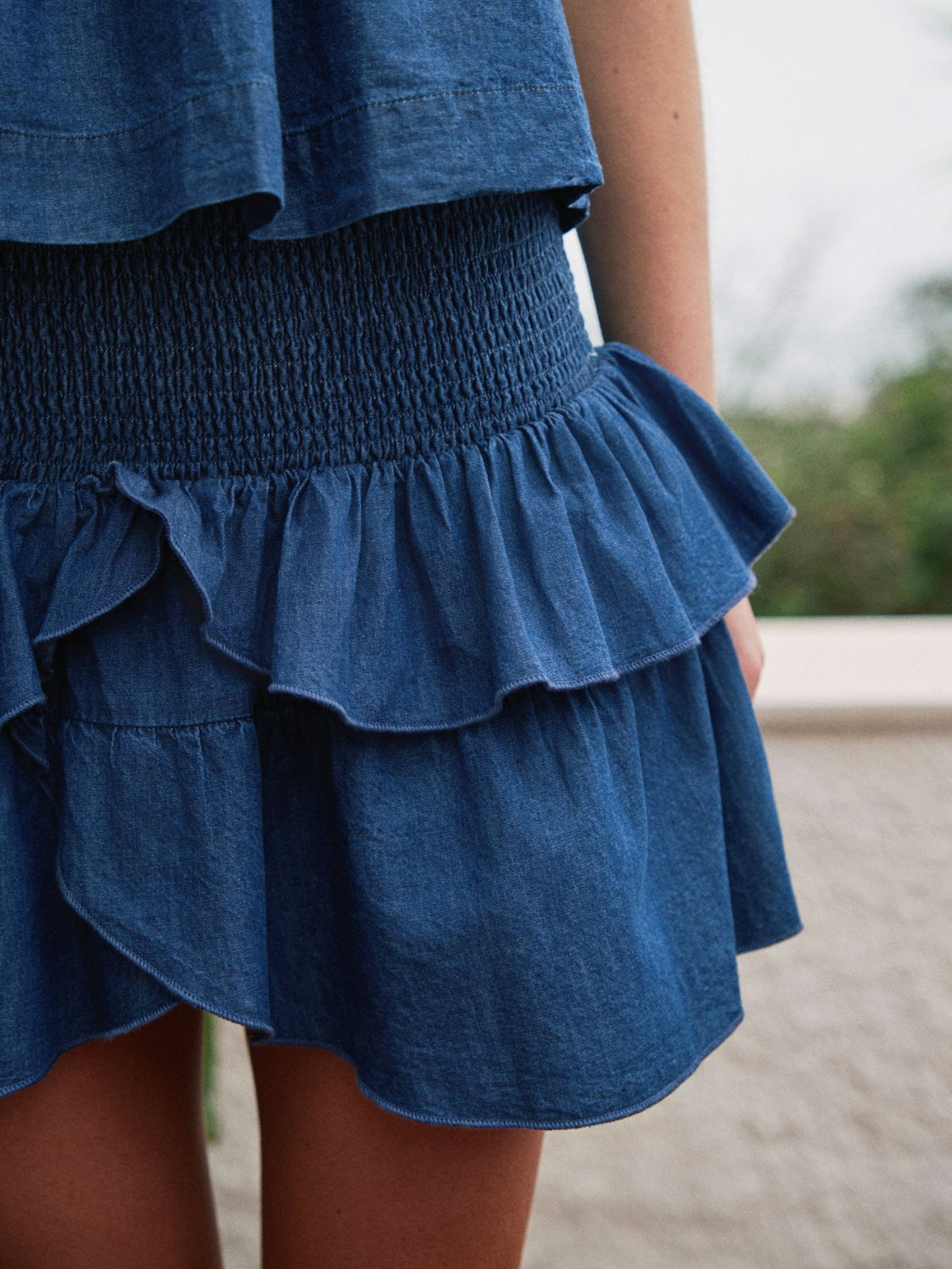 Carin Denim Skirt-Skjørt-Neo Noir-Aandahls