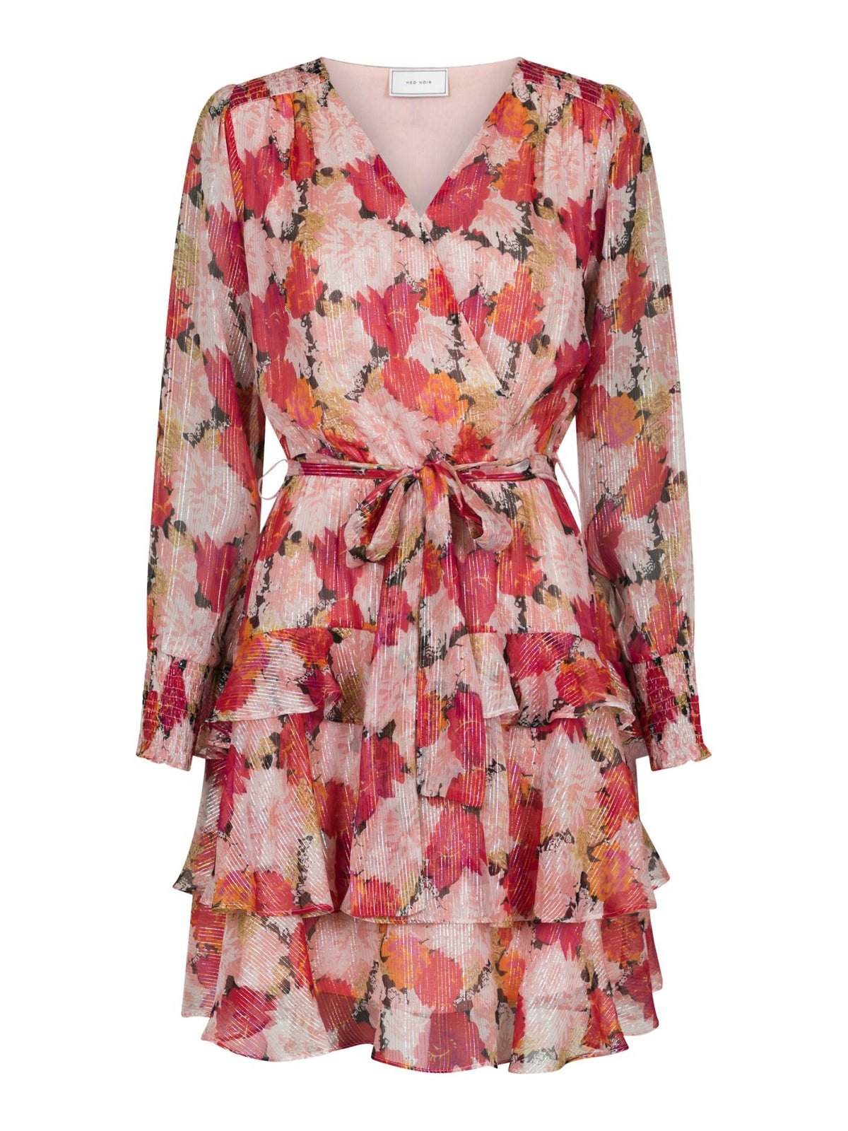 Dennie maxi flower dress-Kjole-Neo Noir-Aandahls