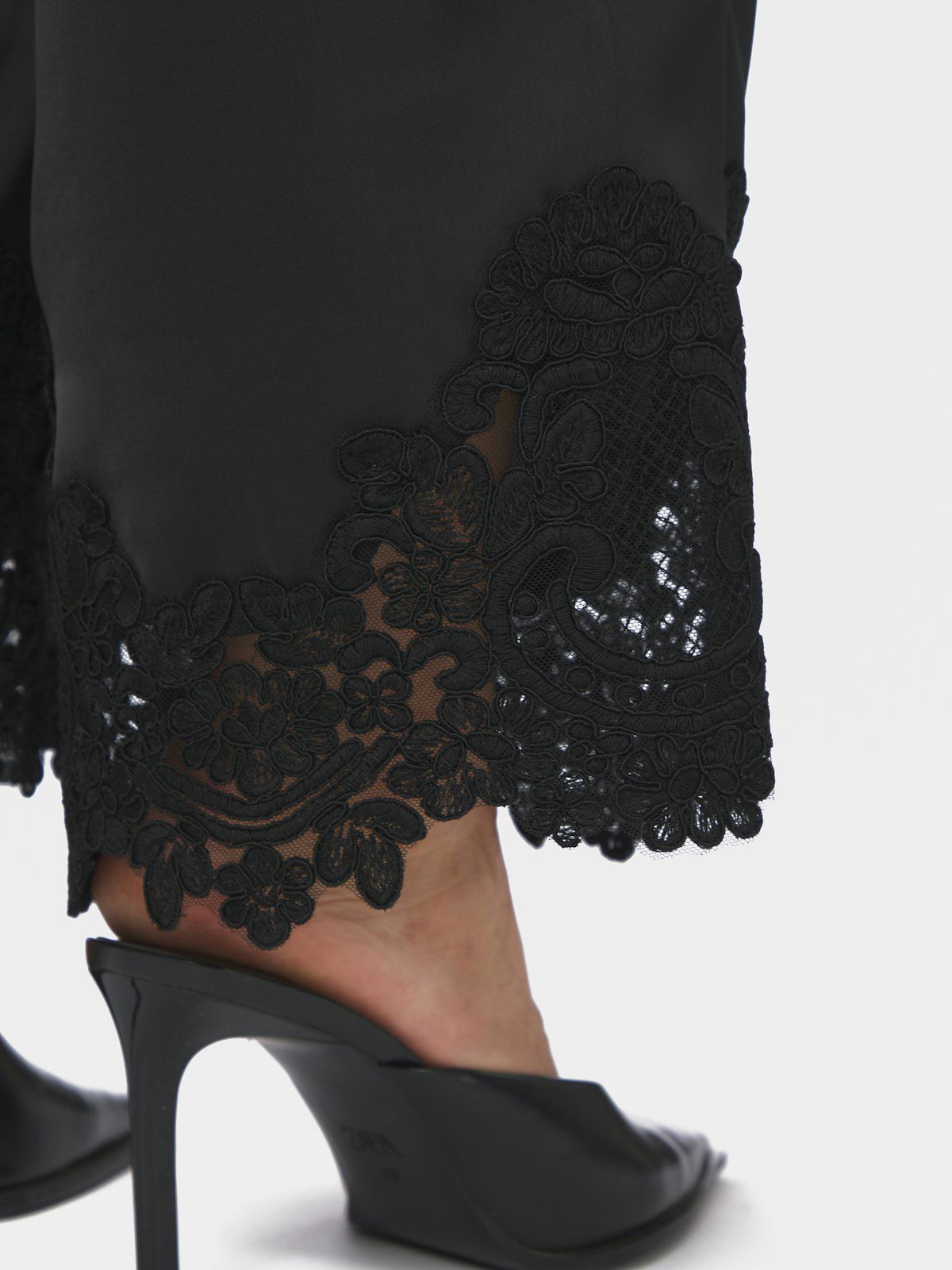 Emery Heavy Sateen Lace Pants