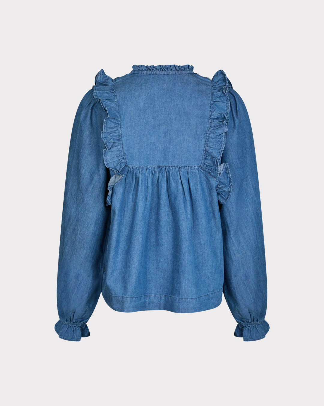 Janis Denim blouse-Overdel-Neo Noir-Aandahls