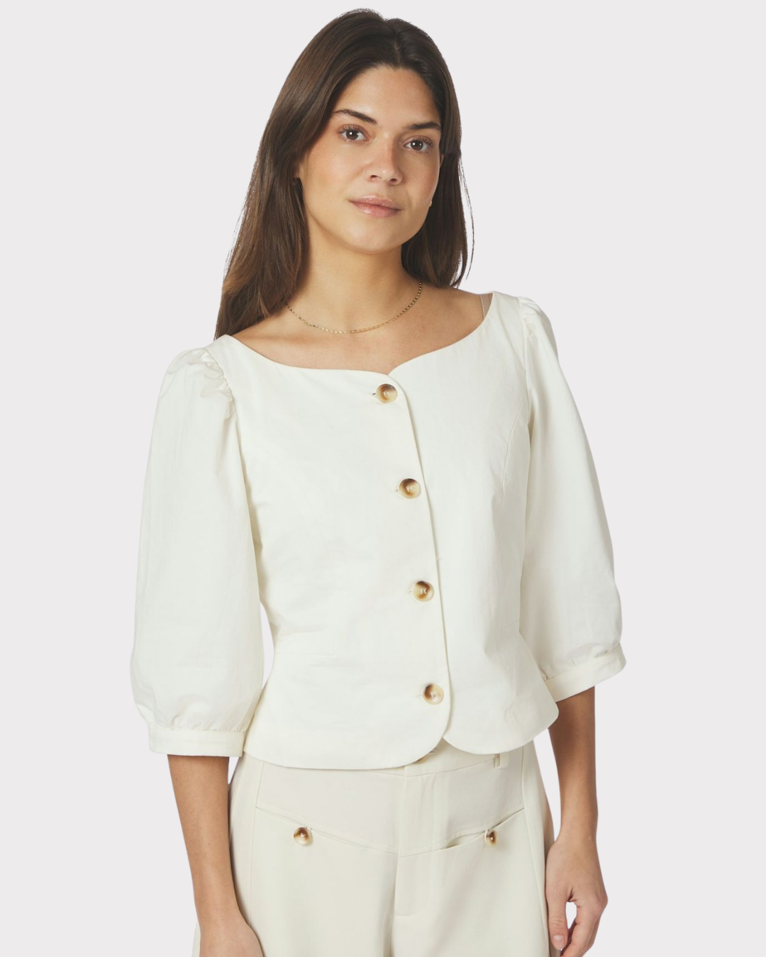Jeannie Twill Blouse