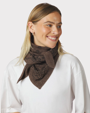 Lolana Paisley Knit Scarf