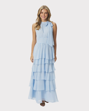 Marli Solid Chiffon Dress