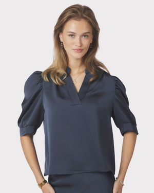 Roella Heavy Sateen Blouse