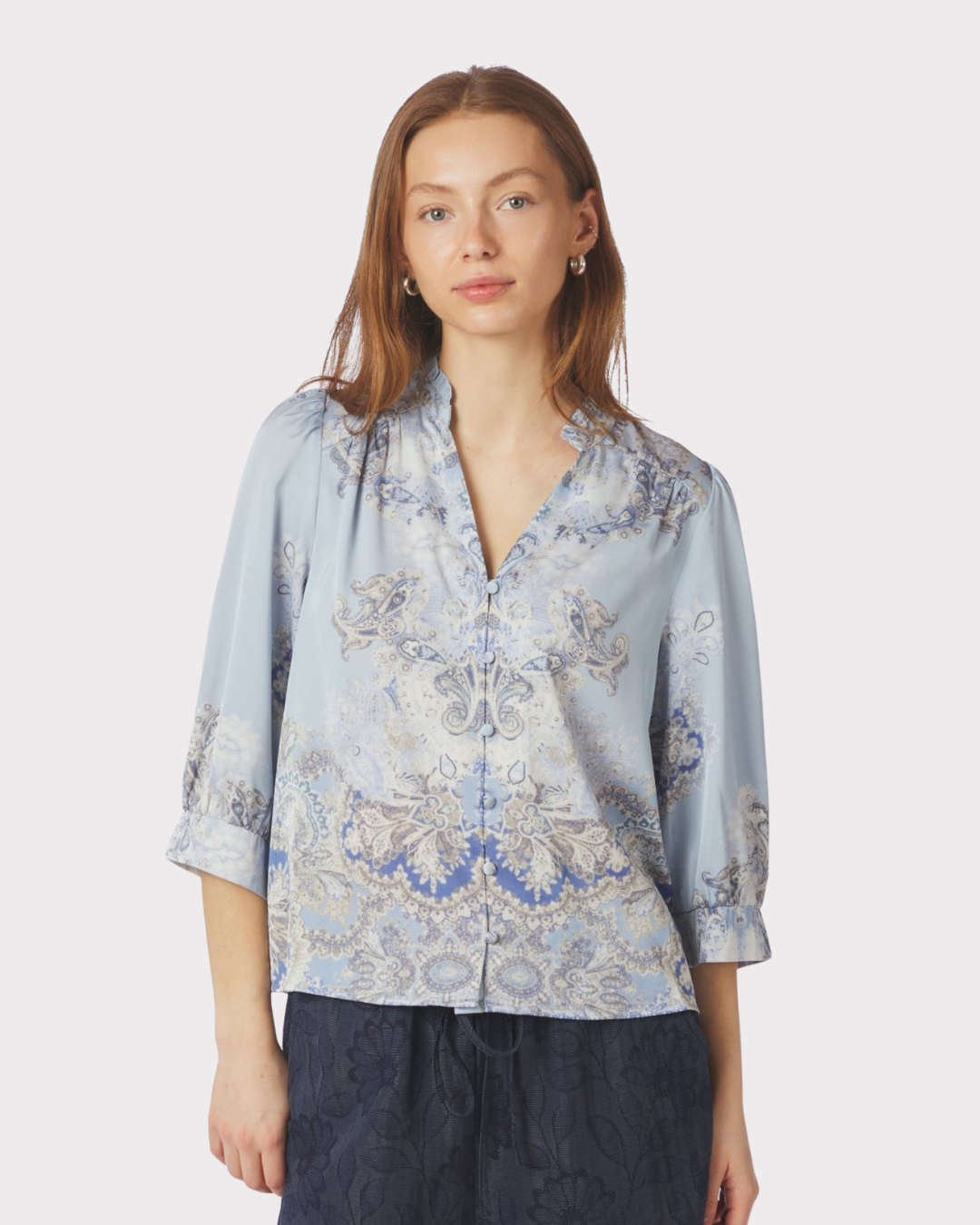 Roselle Artist Paisley Blouse