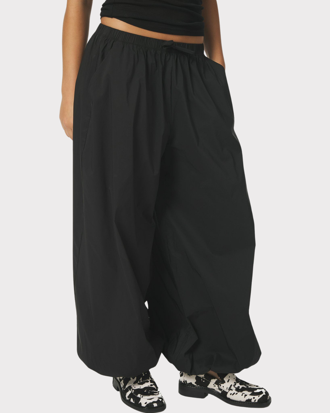 Roxanne ballon poplin pants