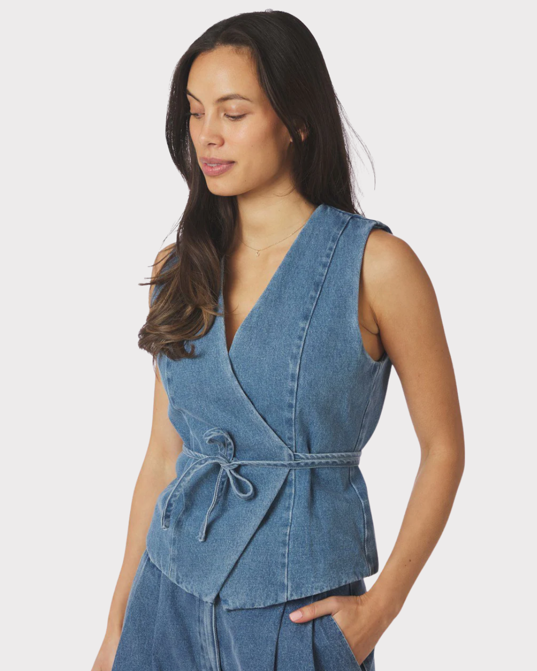 Samara Denim Waistcoat