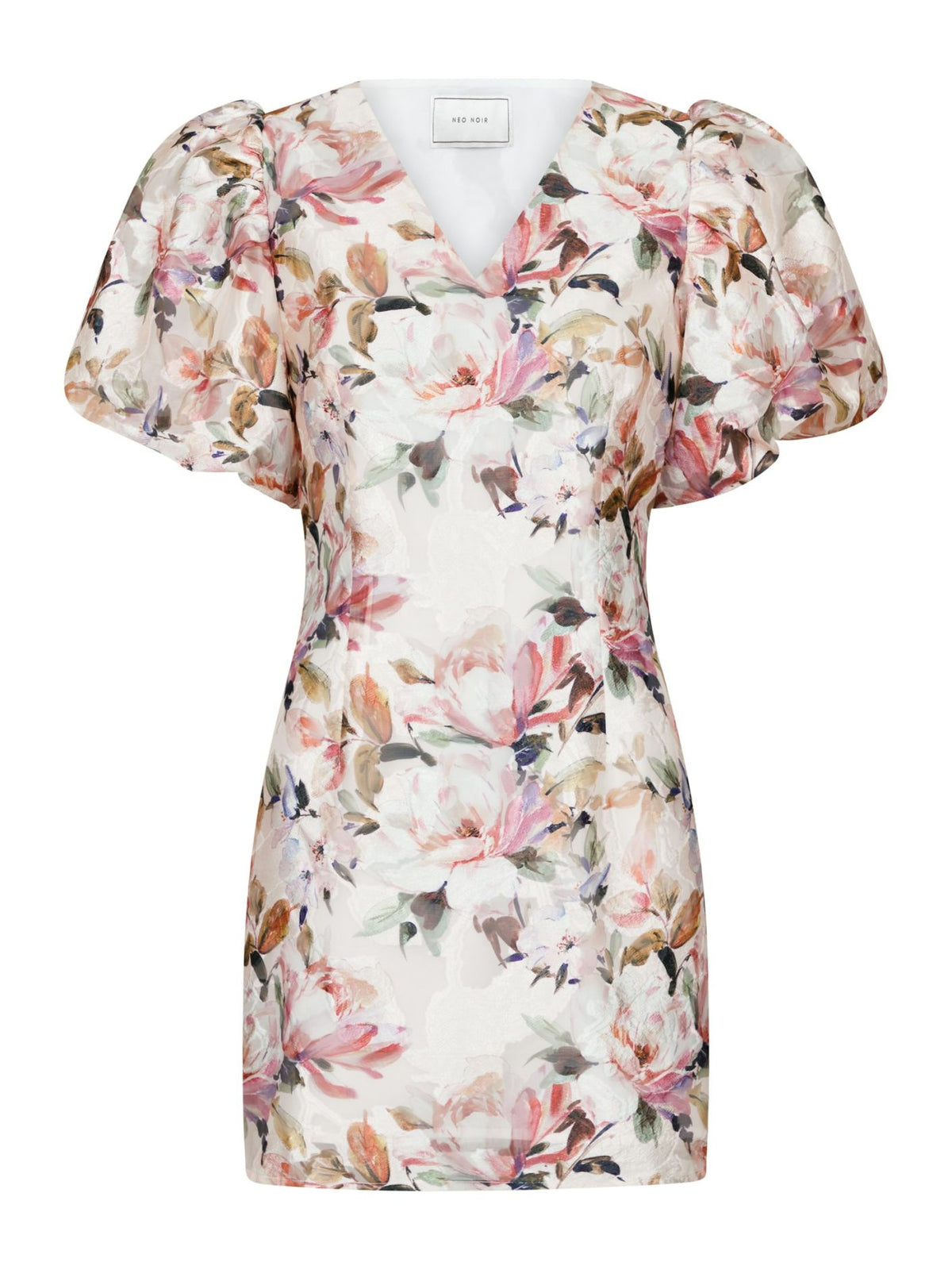 Sika Brocade Print Dress-Kjole-Neo Noir-Aandahls