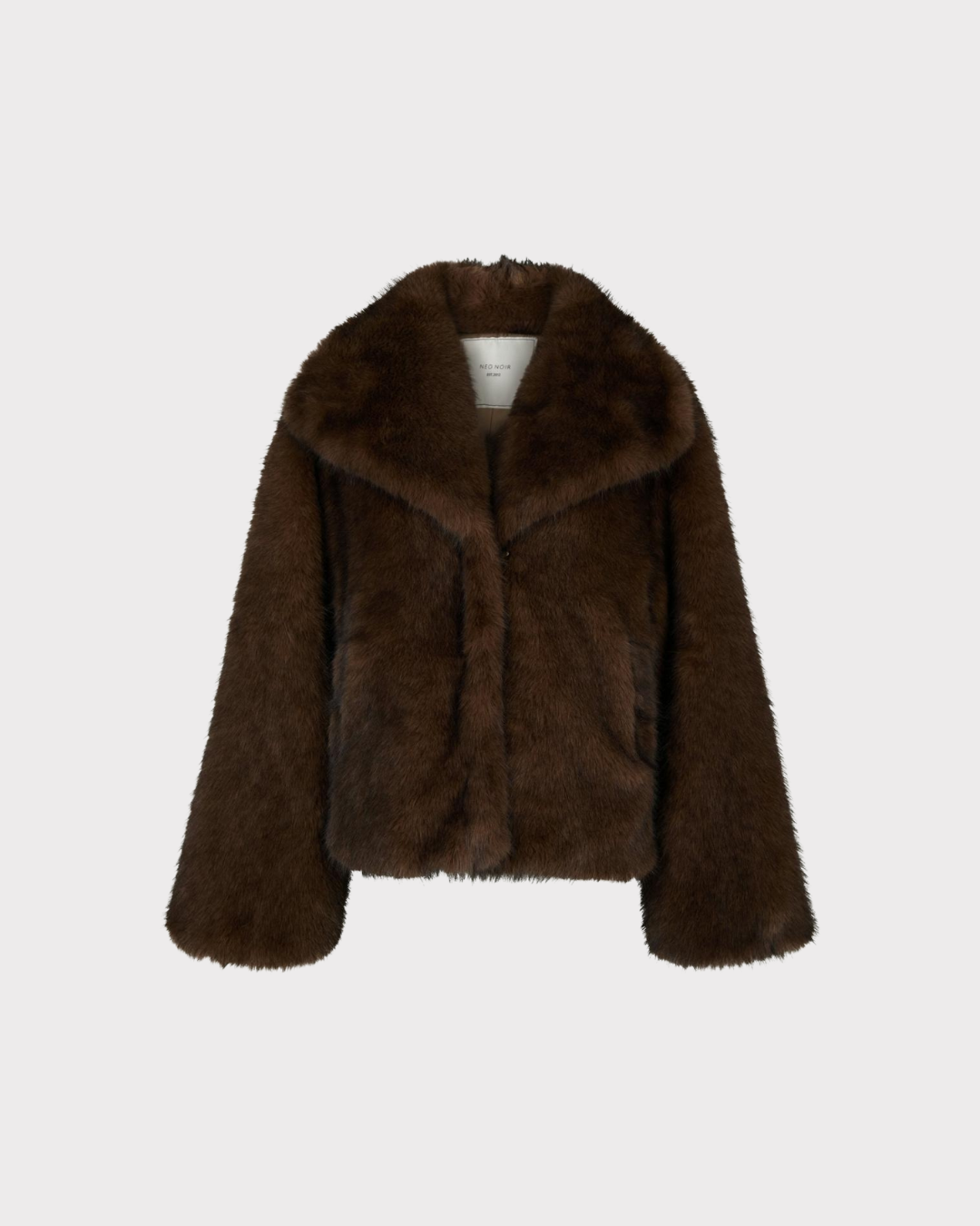 Stephanie Faux Fur-Ytterjakker-Neo Noir-Aandahls