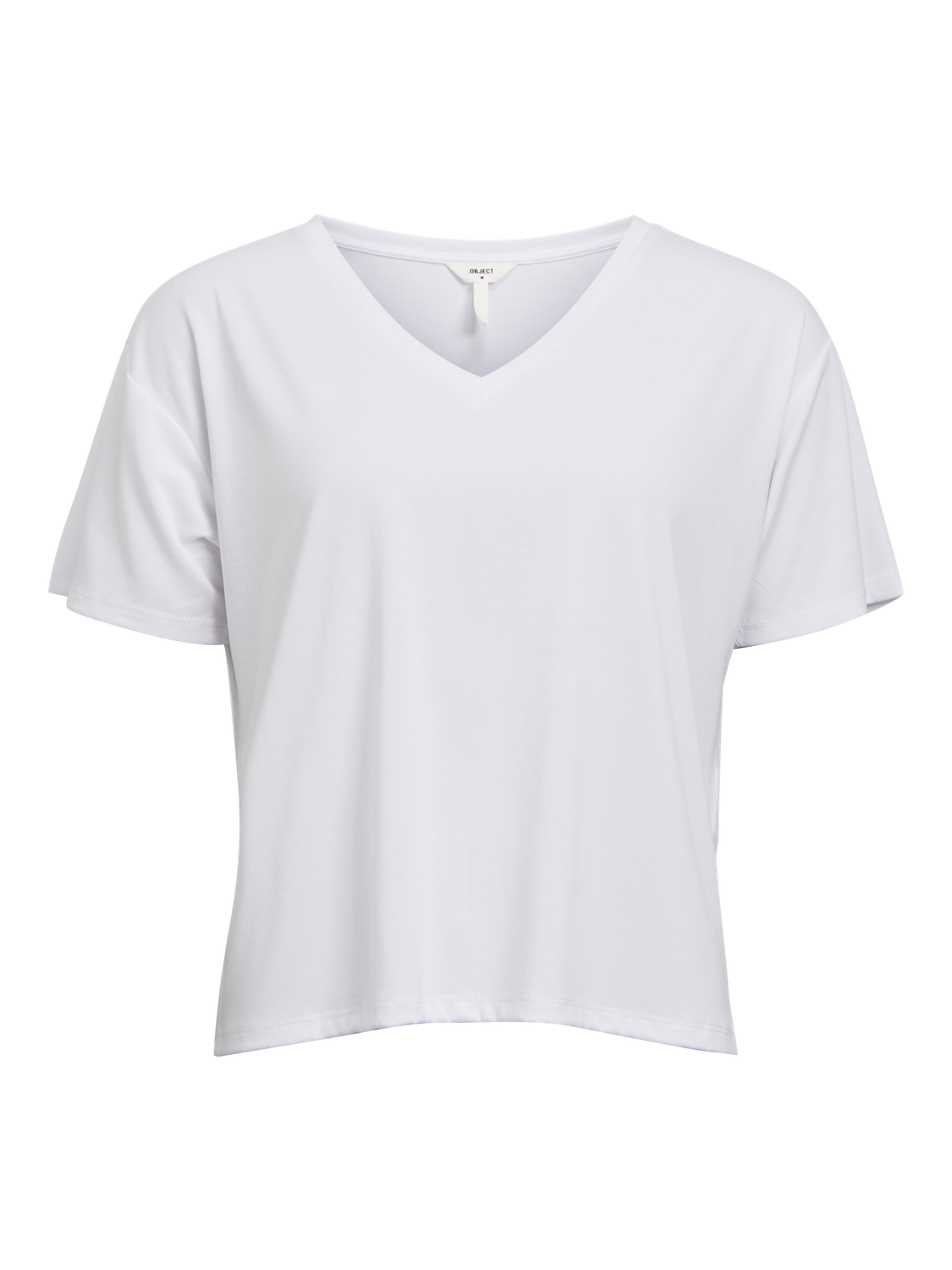 ObjAnnie Re S/S V-Neck Top Noos-Overdel-Object Collectors Item-Aandahls
