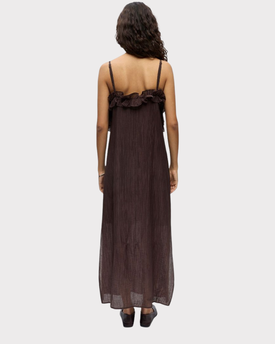 Objlyne S/l Re Long Dress 144
