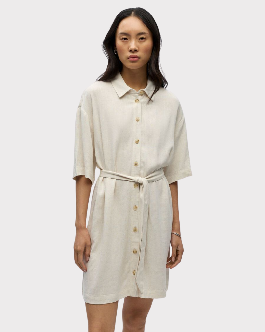 Objsanne 2/4 Lo Shirt Dress Noos