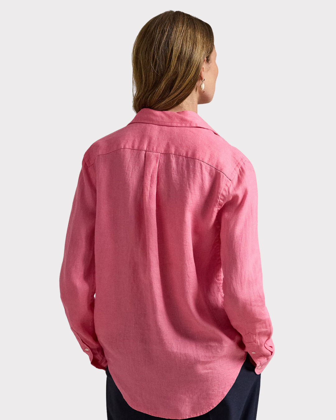 Classic-Long Sleeve-Button Front Shirt