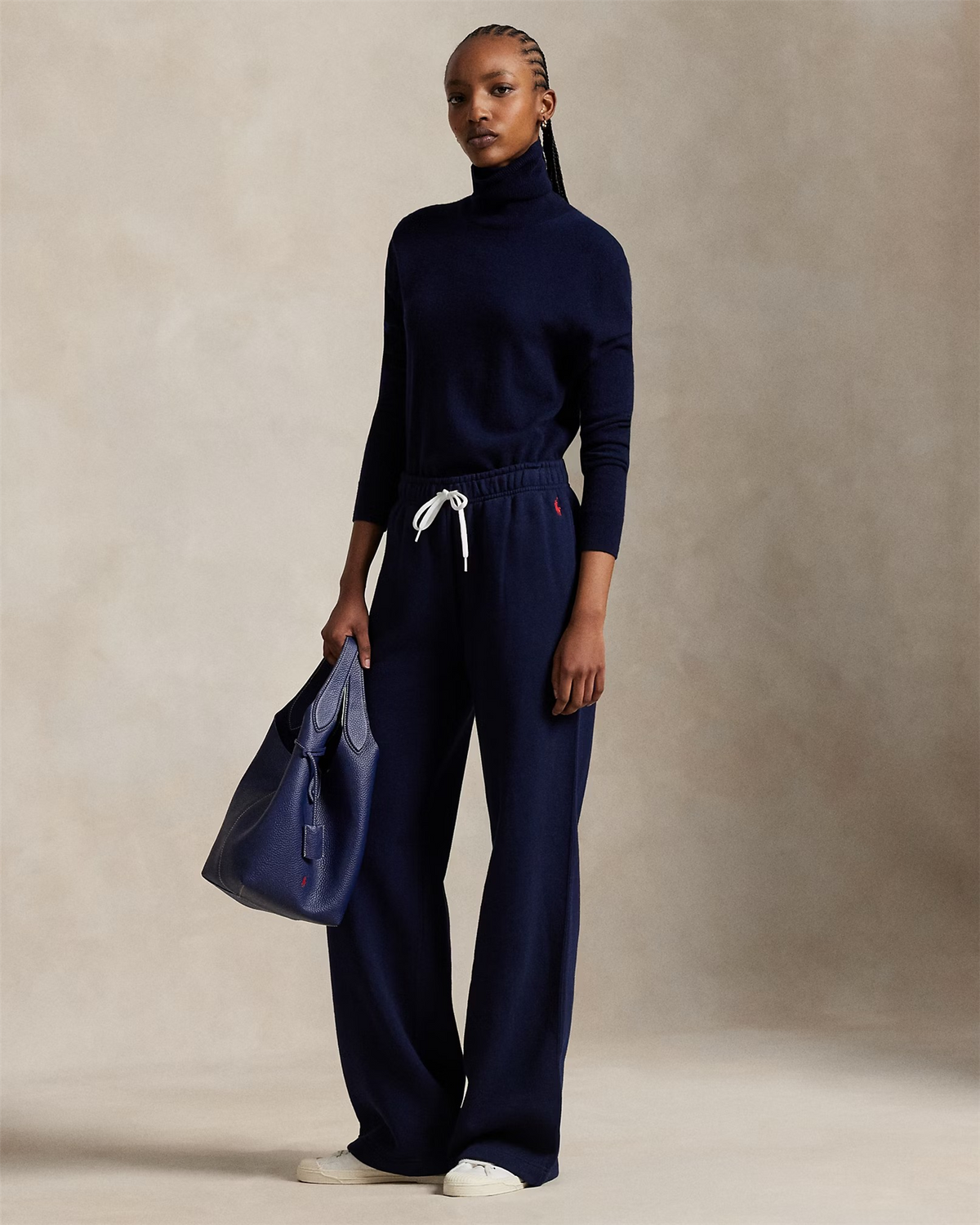 Knit-Open Bottom Sweatpant-Pants