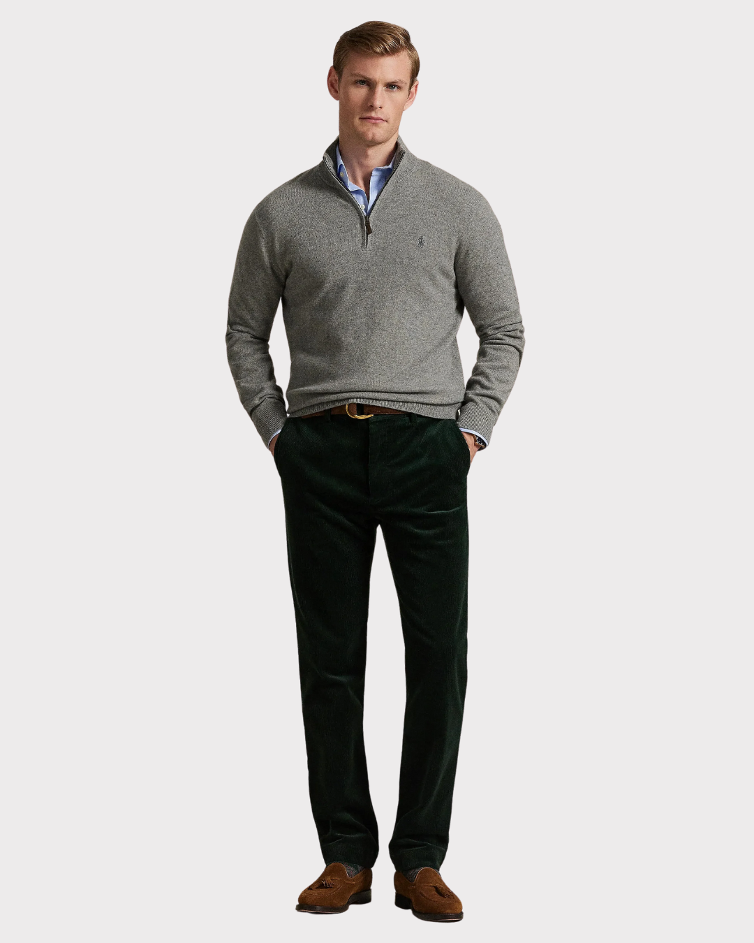 Wool Half Zip