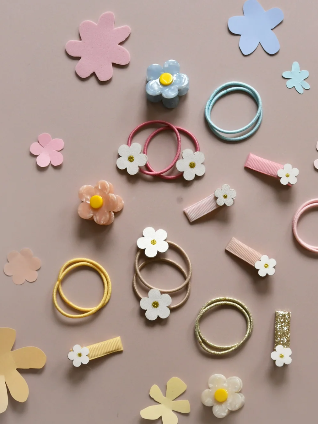 Mini Daisy Claw Clips 3pack