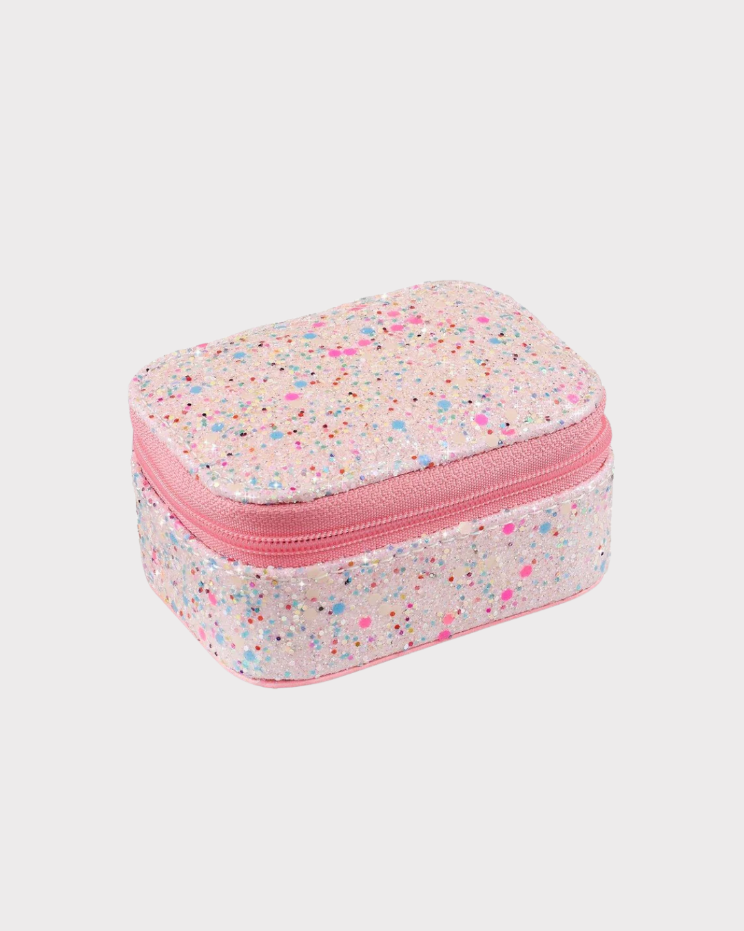 Rainbow Confetti Glitter Mini Jewelry Box