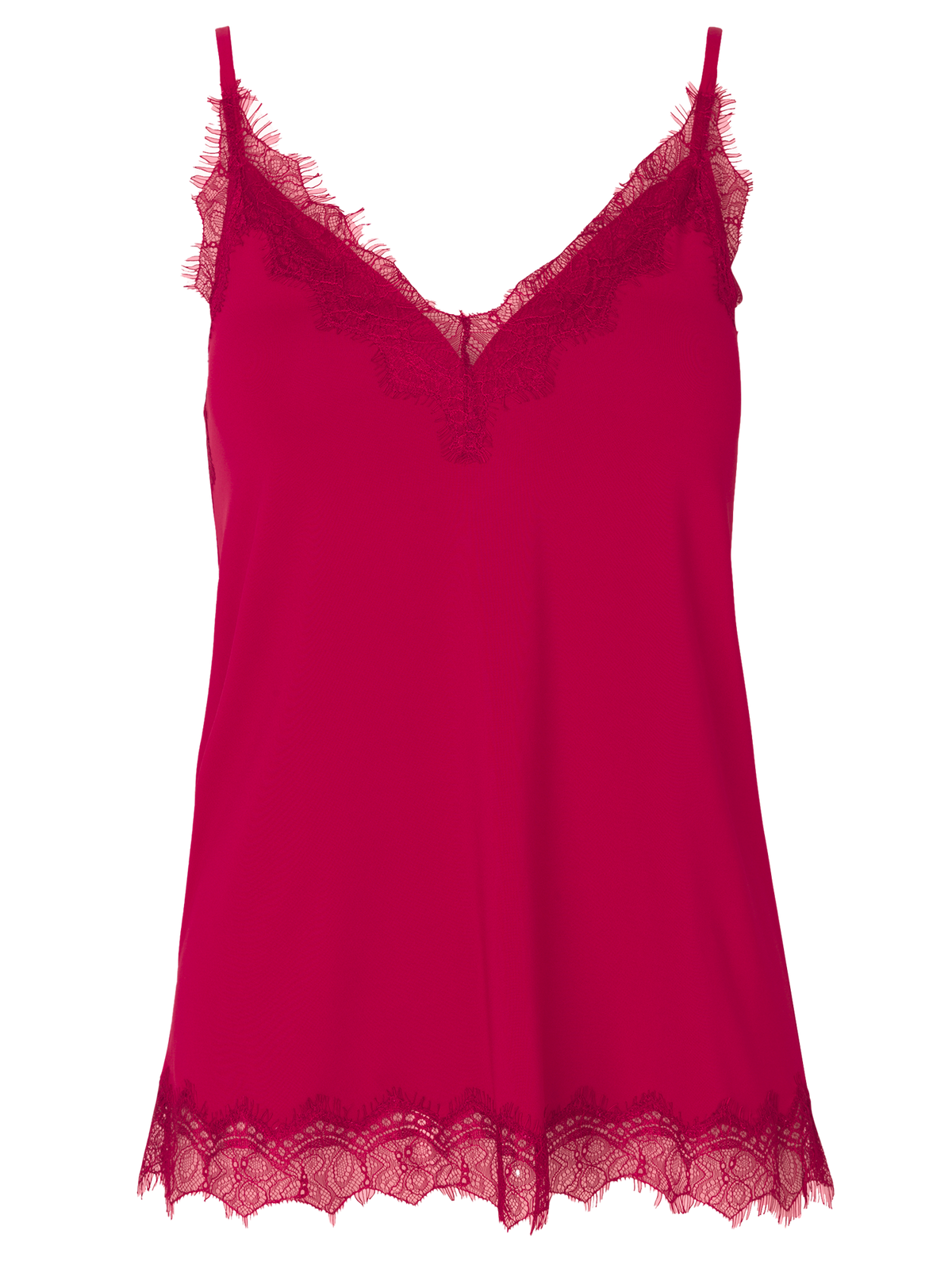 Billie lace strap top-Singlet-Rosemunde-Aandahls