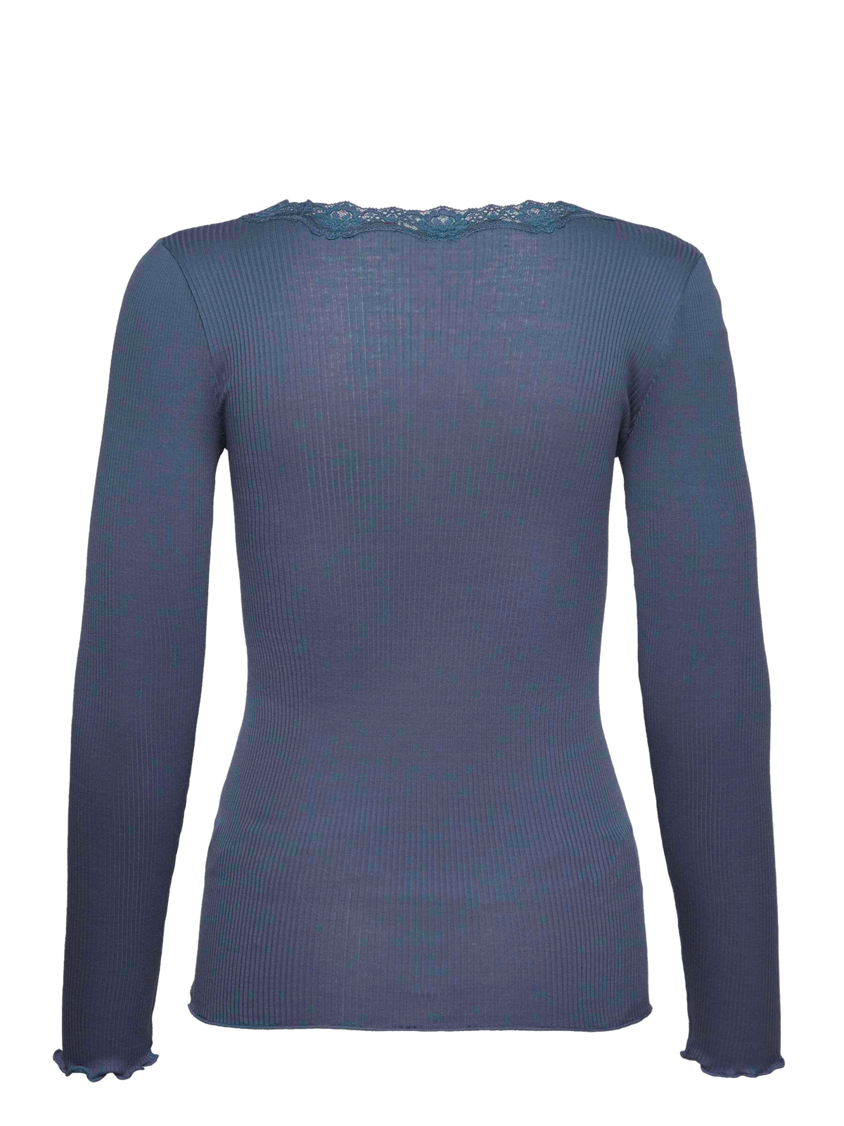 Silk t-shirt w/lace-Overdel-Rosemunde-Aandahls