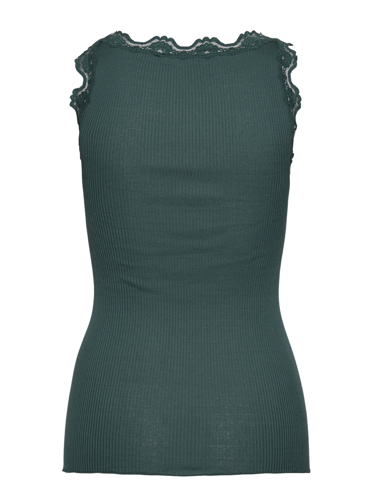 Silk top w/lace-Singlet-Rosemunde-Aandahls