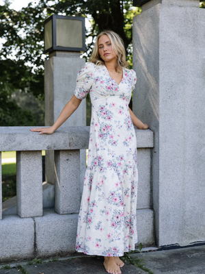 Sara long dress-Kjole-Secrets By B-Aandahls