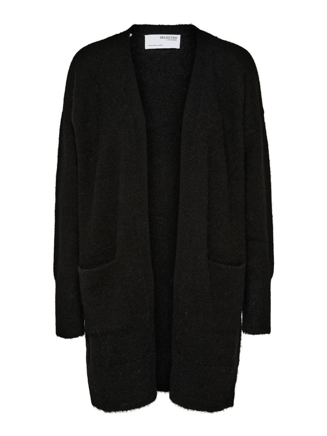 LULU NEW LS KNIT LONG-Strikk-Selected Femme-Aandahls